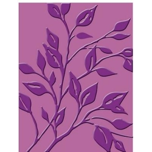 Cuttlebug Embossing Folder Leafy Branch