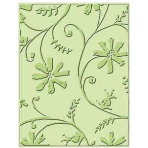 Cuttlebug Embossing Folder Stylized Flowers