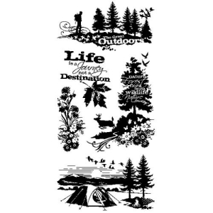 Inkadinkado Great Outdoors Clear Stamps