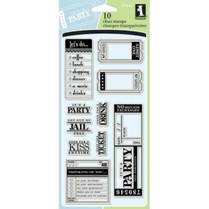 Inkadinkado Paperwork Greetings Clear Stamps