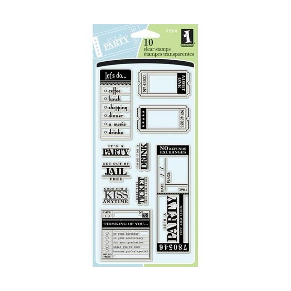 Inkadinkado Paperwork Greetings Clear Stamps