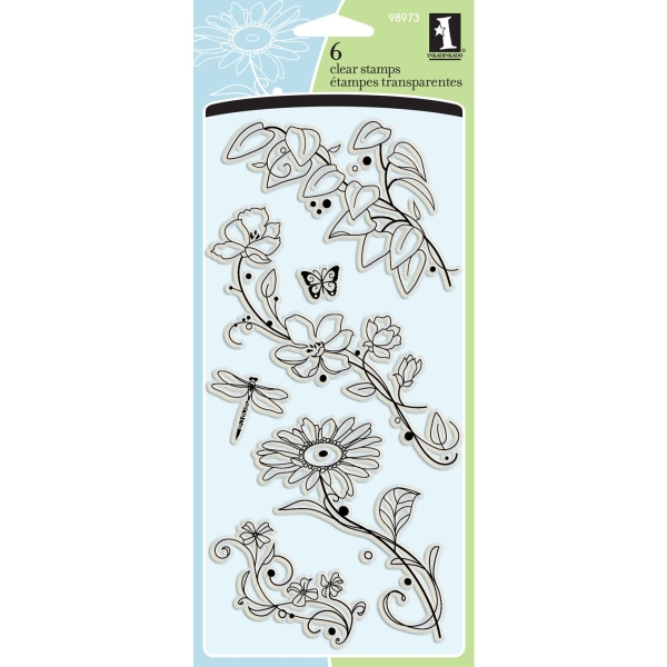 Inkadinkado Beauty Stems Clear Stamp