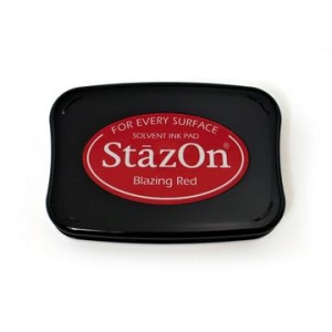 StazOn - Blazing Red Ink Pad