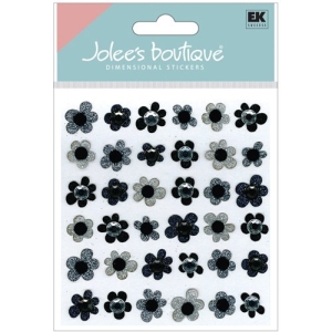 Jolee's Boutique - Black Flowers