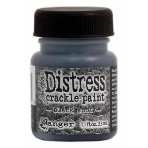 Tim Holtz - Distressed Crackle Paint - Black Soot