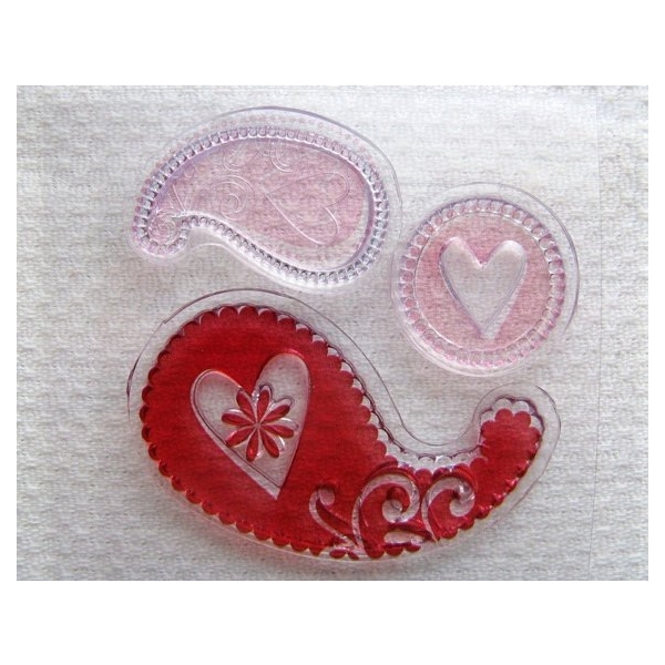 Studio G - Heart Paisley Clear Stamps