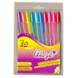 Sakura Gelly Roll Glaze Set of 10 pens