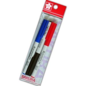 Sakura Calligraphy Pens - Set of 3