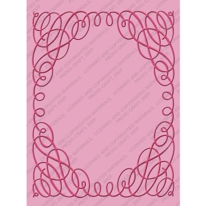 CuttleBug A2 Embossing Folder - Scrollwork