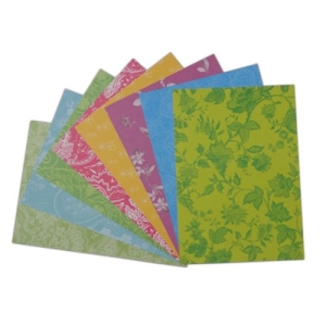 Assorted A5 Paper Pack - Floral Green (Set of 24 sheets)