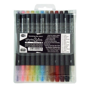 Copic Spica Glitter Pen Set B - Set of 12 Colors