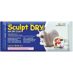 Mungyo Sculpt Dry - White Air Dry Clay (1kg)