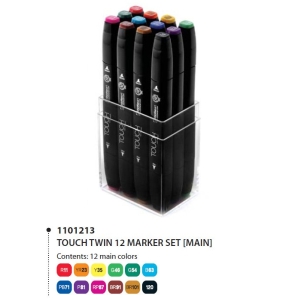 Shinhan Touch Marker "M" (Main) Color - Set of 12