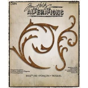 Tim Holtz Alterations Sizzix BIGZ Dies - Elegant Flourishes