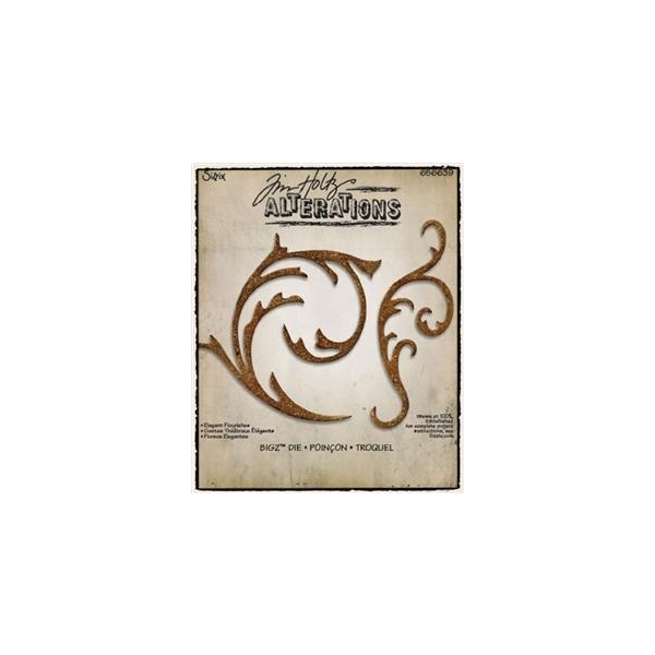 Tim Holtz Alterations Sizzix BIGZ Dies - Elegant Flourishes