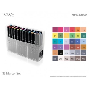 Shinhan Touch Marker 36 Color Set