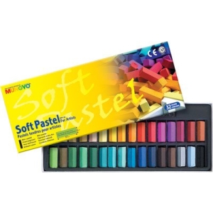 Mungyo Soft Pastel Half-Length Crayons (32 assorted colors)