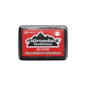 Adirondack Pigment Ink Pad Earthtones - Red Pepper