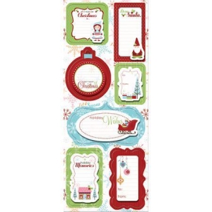 Imaginisce Cottage Christmas Collection - Holly Jolly Sticker Stackers