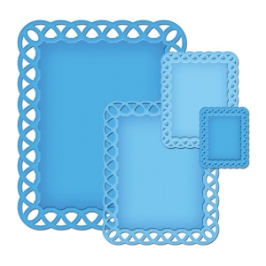 Spellbinders Nestabilities Elements Dies - Lattice Rectangle