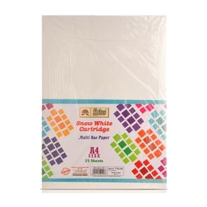 Lotus Snow-White Cartridge Paper A4 - Pack of 25 Sheets