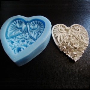 Heart Frame Silicone Clay Mould