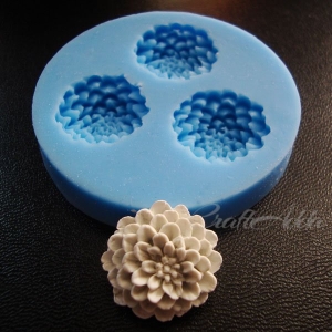 Chrysantheum Flower Big Silicone Clay Mould