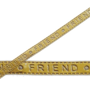 Friend Ribbon - Glazed Leather