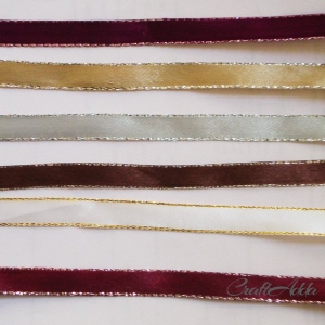 Golden edges half inch ribbons