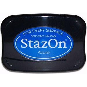 StazOn Solvent Ink Pad - Azure