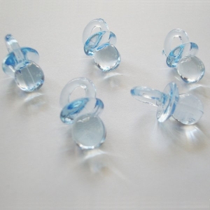 Baby Pacifier Plastic - Baby Blue