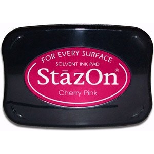 StazOn Solvent Ink Pad - Cherry Pink