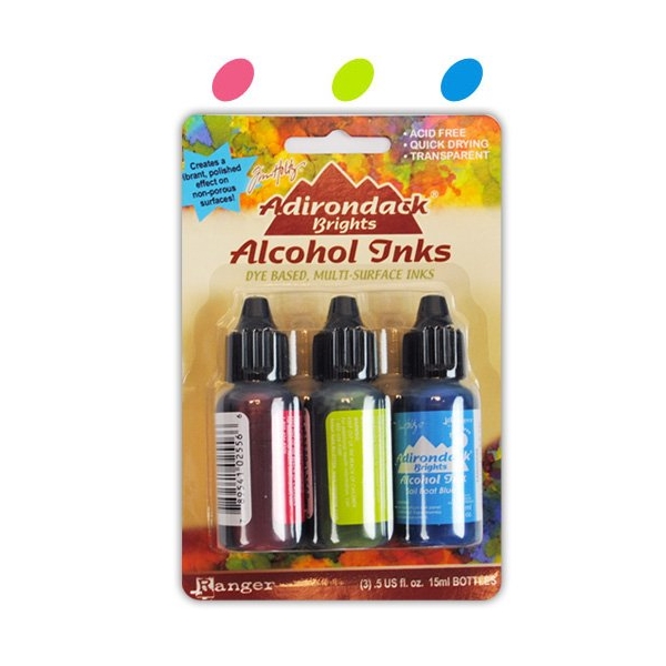 Tim Holtz Earth Tones Alcohol Inks - Dockside Picnic (Pack of 3)