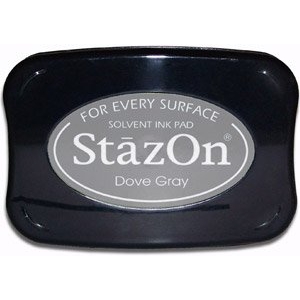 StazOn Solvent Ink Pad - Dove Gray