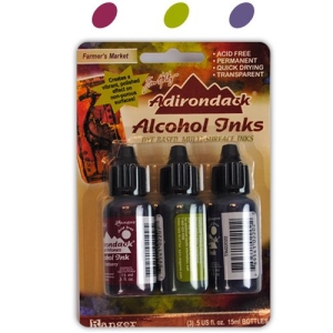 Tim Holtz Earth Tones Alcohol Inks - Farmers Market (Pack of 3)