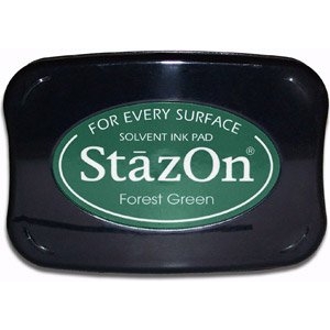 StazOn Solvent Ink Pad - Forest Green