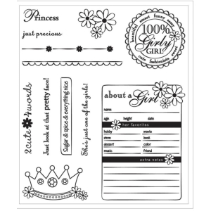 Recollections Clear Stamps - Label Me Sweet (12 Stamps)