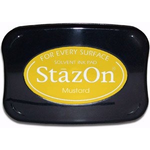 StazOn Solvent Ink Pad - Mustard