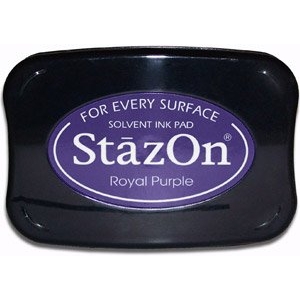 StazOn Solvent Ink Pad - Royal Purple