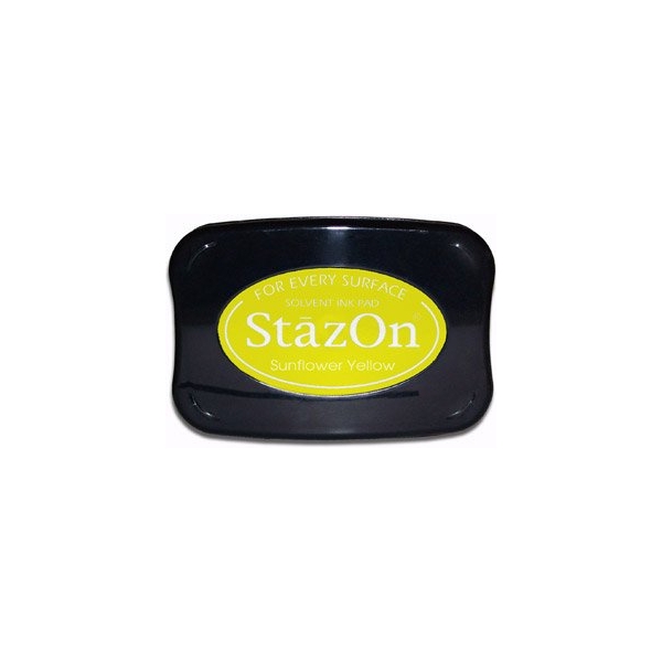 StazOn Solvent Ink Pad - Sunflower Yellow