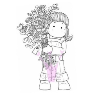 Magnolia Mini World - Tilda Holding a bunch of Roses