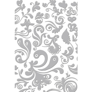 Couture Creations Embossing Folder - Damask (5"X7")