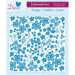 Embossing Folder - Floral Frenzy (6 x 6 inch)