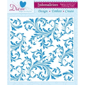 Embossing Folder - Regency Swirls (8 x 8 inch)