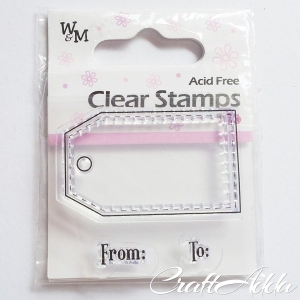 W&M Clear Stamps - Tag