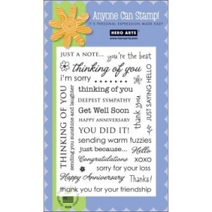 Hero Arts Clear Stamp - Everyday Sayings