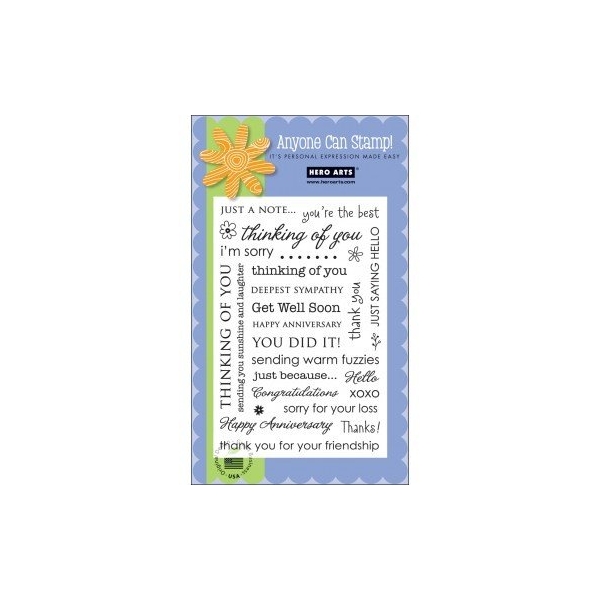 Hero Arts Clear Stamp - Everyday Sayings