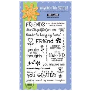 Hero Arts Rubber Stamp - Friends