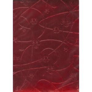 A5 Designer Paper - thick metallic embossed paper (Red)