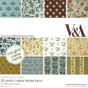 DoCrafts 8" by 8" paper pack - Victoria & Albert Museum, London